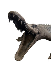Load image into Gallery viewer, Life Size Monumental Bronze Alligator Fountain Sculpture