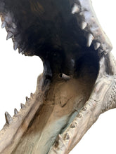Load image into Gallery viewer, Life Size Monumental Bronze Alligator Fountain Sculpture