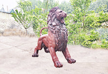 Load image into Gallery viewer, Bronze King of the Beast Life Size Lion Sculpture