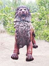 Load image into Gallery viewer, Bronze King of the Beast Life Size Lion Sculpture