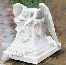 Load image into Gallery viewer, Large Weeping Angel Marble Statue - Italy Style 1