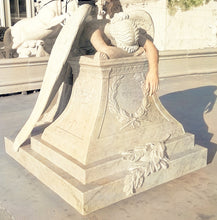 Load image into Gallery viewer, Large Weeping Angel Marble Statue - Italy Style 1