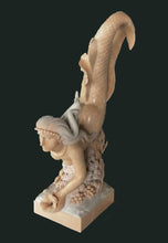Load image into Gallery viewer, Beautiful Marble Mermaid Statue - Outdoor With Child Custom Face Options