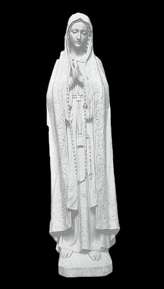 Our Lady of Fatima Marble Statue Style 1