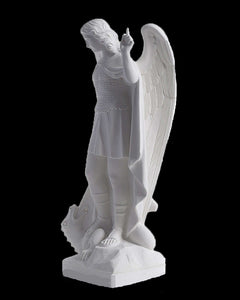 Life Size Saint Michael the Archangel Marble Statue