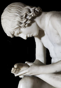 Spinario Boy with Thorn Marble Sculpture