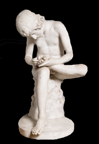 Spinario Boy with Thorn Marble Sculpture