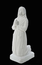 Load image into Gallery viewer, Saint Bernadette Solid White Marble Statue