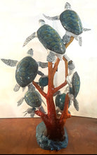 Load image into Gallery viewer, Large Bronze Sea Turtles Fountain Sculpture II