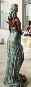Classical Bronze Life Size Roman Goddess Fortuna Statue