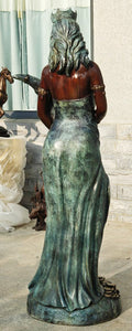 Classical Bronze Life Size Roman Goddess Fortuna Statue