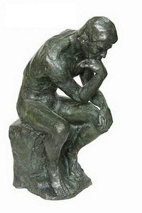 24"H The Thinker by Rodin - Bronze