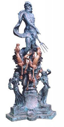 King Neptune with Trident Life Size Sculpture