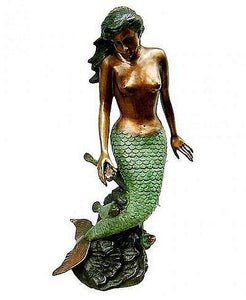 Pretty Mermaid Fountain Statue