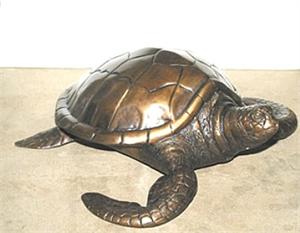 Garden Sea Turtle Sculpture