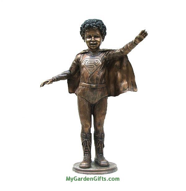Superboy Statue - Bronze Sculpture