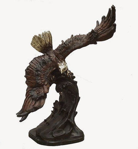 Eagle Hunter with Wings Spread Out