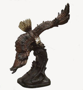 Eagle Hunter with Wings Spread Out