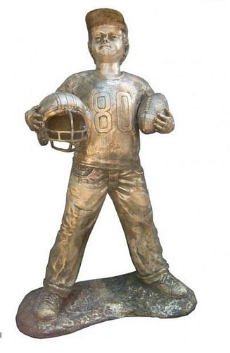 Proud Football Boy Sculpture