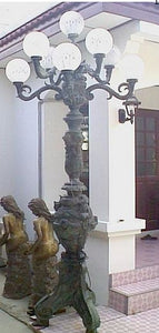Virginia Lamp Post Sculpture