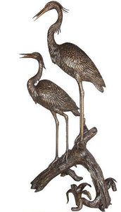 Heron Pond Spitters - Bronze Sculpture