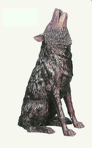 Howling Wolf Sculpture