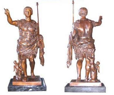 Augustus Caesar Sculpture - Bronze
