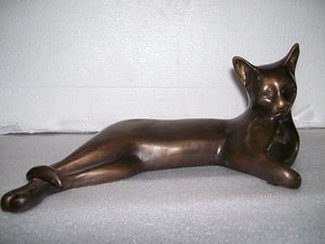 Resting Cat Sculpture