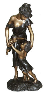 A Mother's Love for her Children Statue