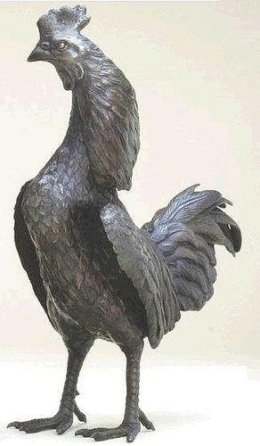 Cocky Rooster Sculpture