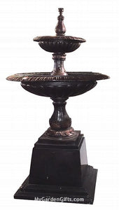 2 Tier Fountain on Marble Base