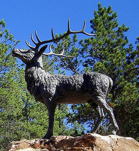 Life Size Regal Elk Sculpture