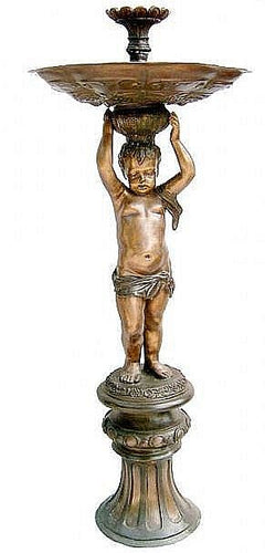 Classical Cherub Water Fountain Statue