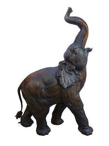Elephant with Trunk Moving Upwards