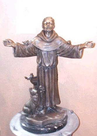 Saint Francis of Assisi - Arms Outstretched