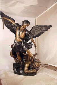 Life Size St Michael Statue with Sword