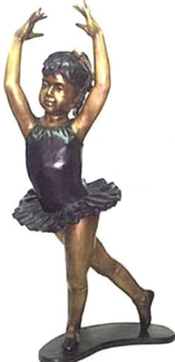 Little Ballerina Girl and her Performance Sculpture