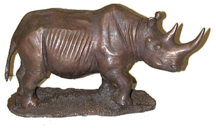 Bronze Rhinoceros Sculpture