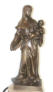 The Blessed Virgin Mary and Child - Bronze Sculpture