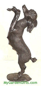 Bronze Dancing Poodle Sculpture