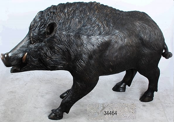 Large Wild Boar Statue - Standing