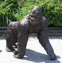 Load image into Gallery viewer, Knuckle Walking Bronze Gorilla Sculpture