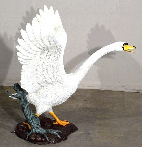 Large Swan Fountain Sculpture II