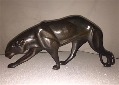 Tabletop Cougar Sculpture