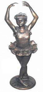 Ballerina Girl Sculpture with Hands Upwards