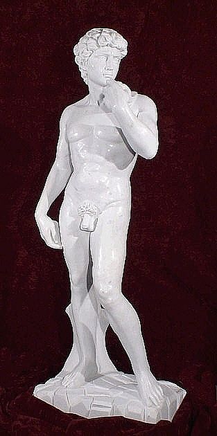 Life Size Sculpture of David by Michaelangelo