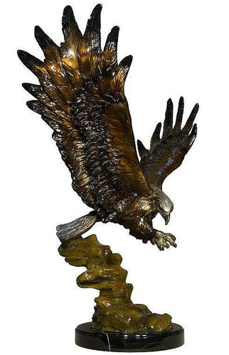 Descending Eagle with Open Wings