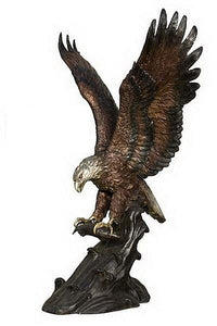 An Eagle Has Landed Bronze Sculpture