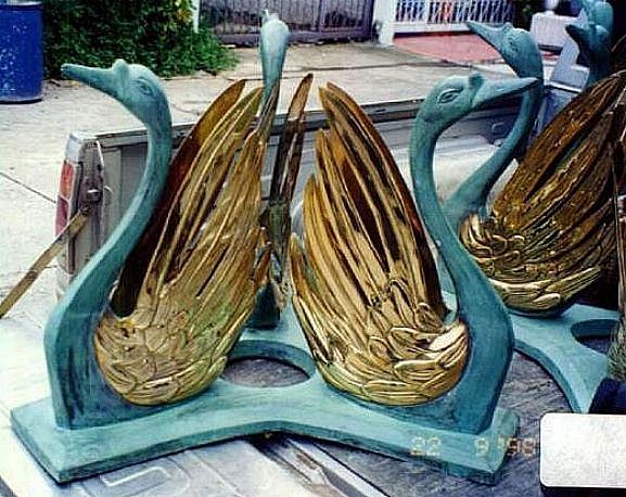 Swan Table Base Sculpture
