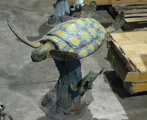 Sea Turtle Table Base Sculpture